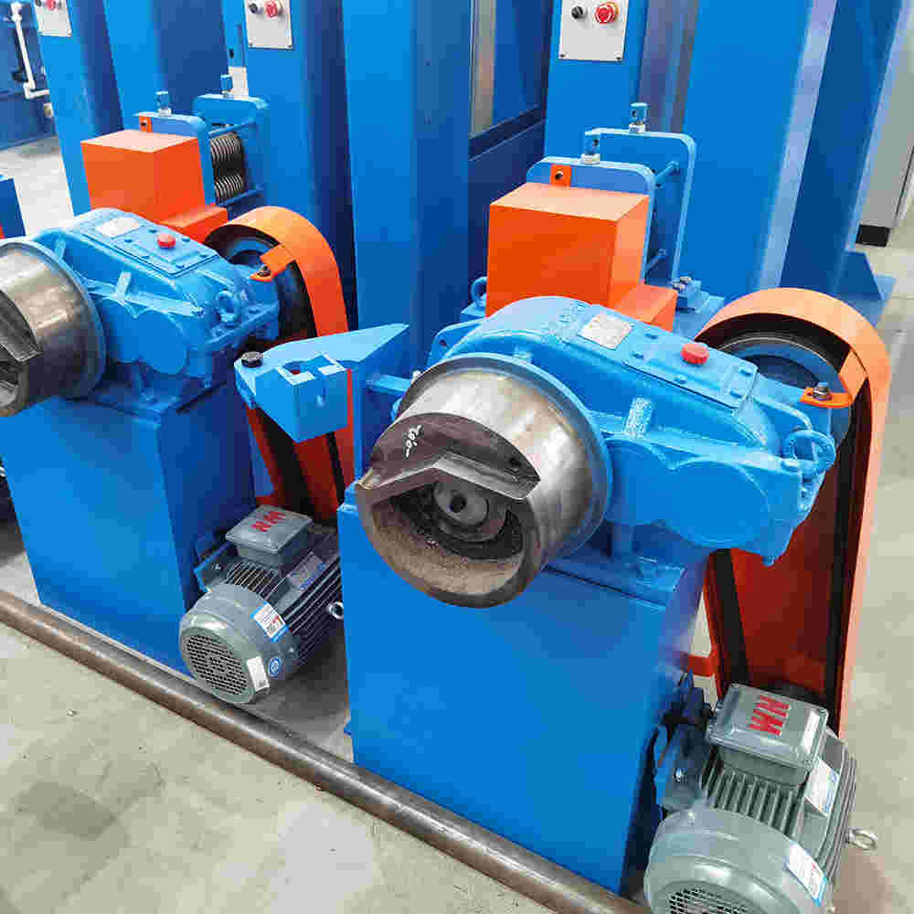 450-9D Large size copper rod breakdown machine system line