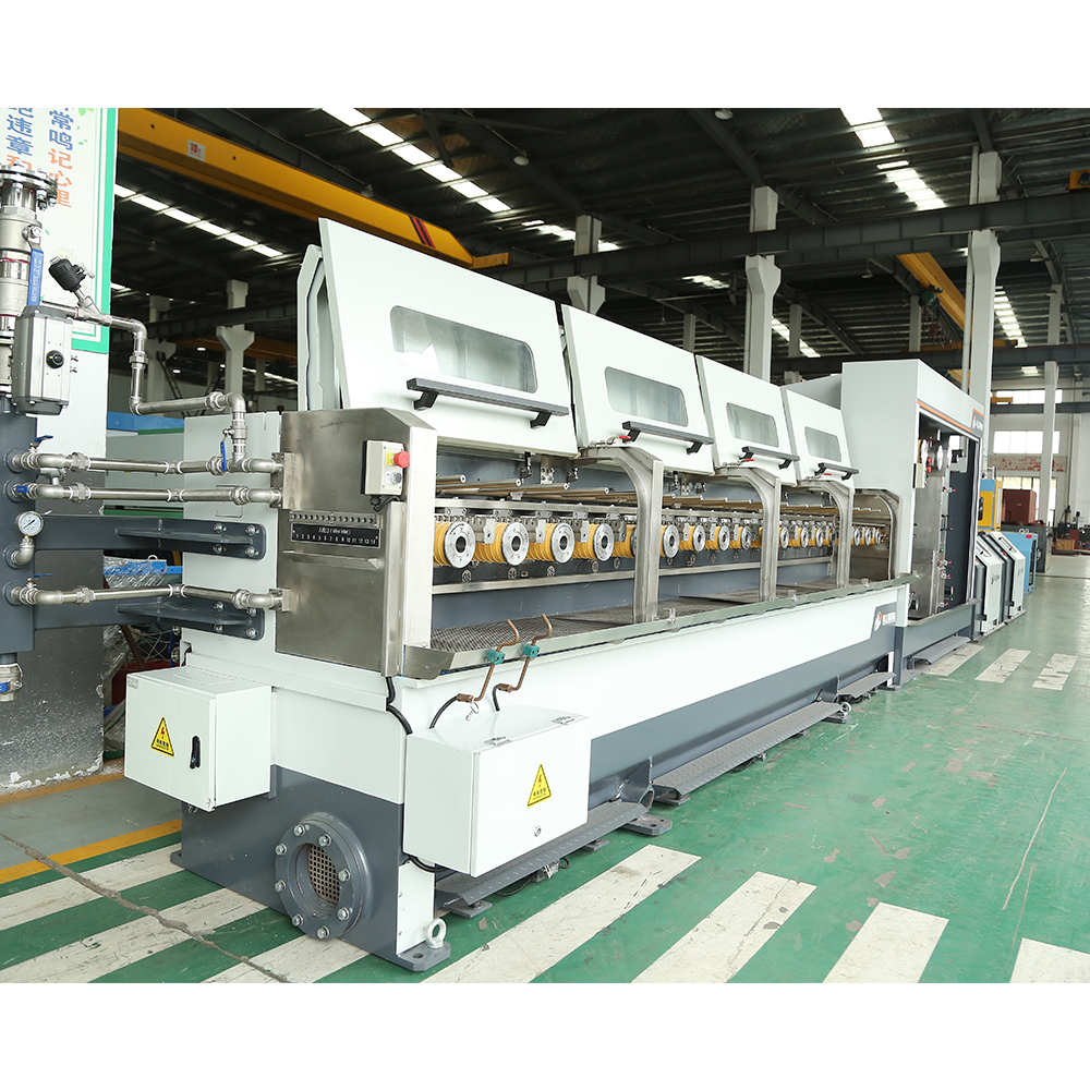 DT120.200.14-19 Multiple-line Fine Wire Drawing Machine With Continuous Annealer (14-line 19-die)