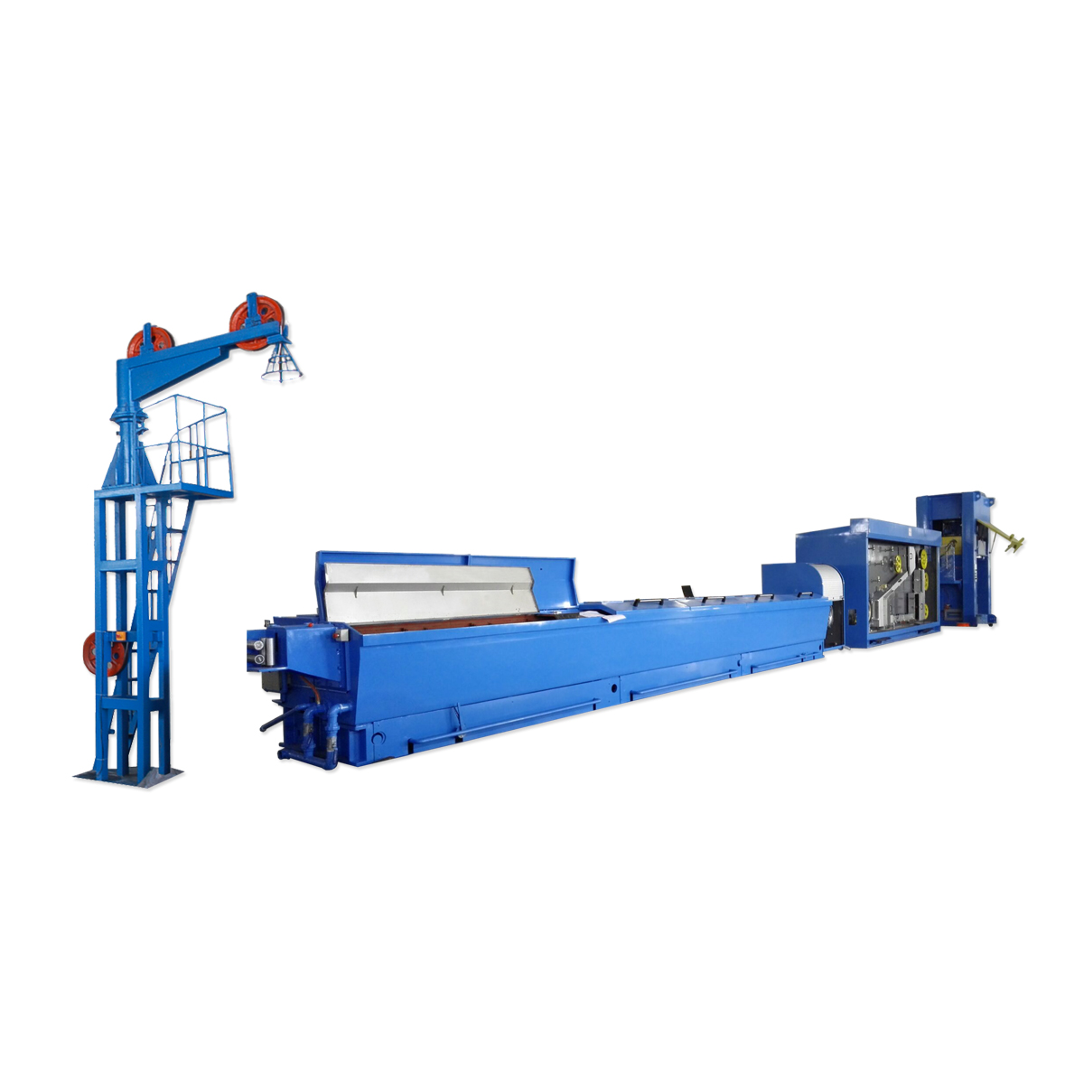 LHD450/13DT-CU Copper Rod breakdown machine with annealer online LHD450/13DT-CU Copper Rod breakdown machine with annealer online
